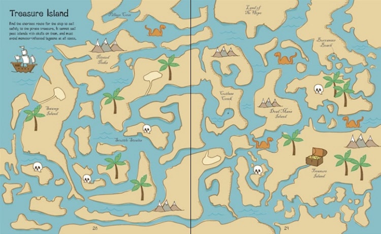 Big Maze Book - Treasure Island Example Big Maze Book - Treasure Island Example